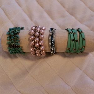 Lot of 4 bracelets